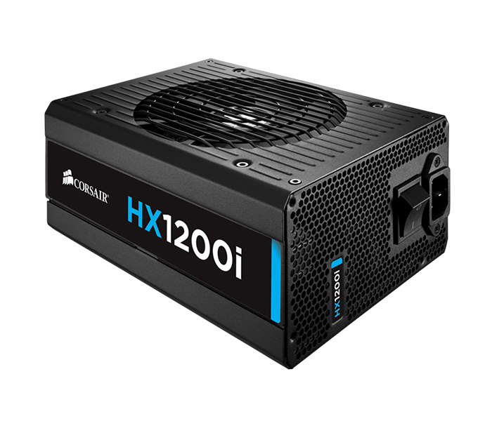 Corsair CP-9020070-UK HXi Series HX1200i High-Performance ATX 1200W 80 Plus Platinum Certified PSU - Black - Zoom Image 1