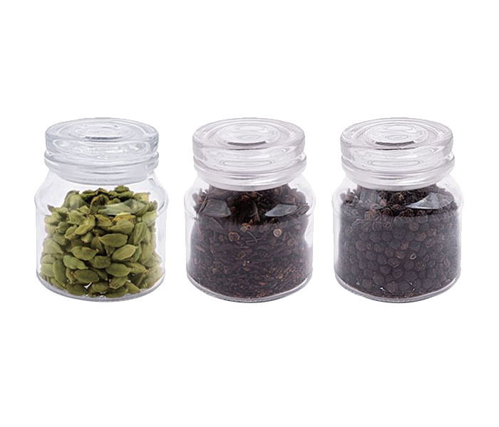 Royalford RF8472 3 Piece Glass Air Tight Jar Set - Zoom Image