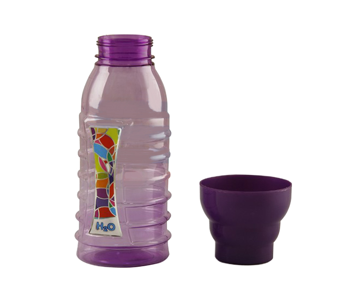 Taqdeer H2o 1 Litre Plastic Water Bottle with Tumbler Cup - Zoom Image