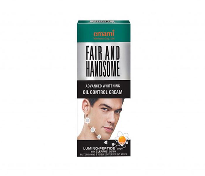 Emami Fair & Handsome Advanced Whitening Oil Control Cream - 50GM - Zoom Image