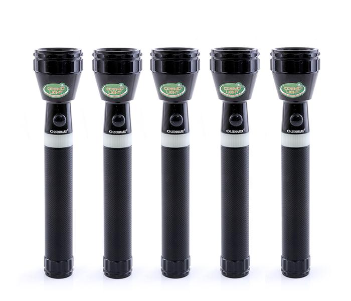 Olsenmark OMFL2709 Rechargeable LED Flashlight Combo - 5 Pieces - Zoom Image 1