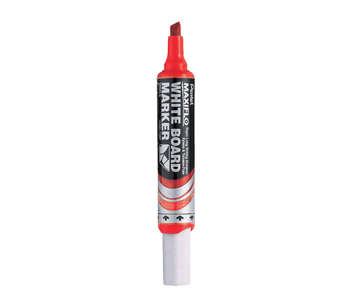 Pentel PE-MWL6-B White Board Marker with Medium Chisel Tip - Red - Zoom Image 3