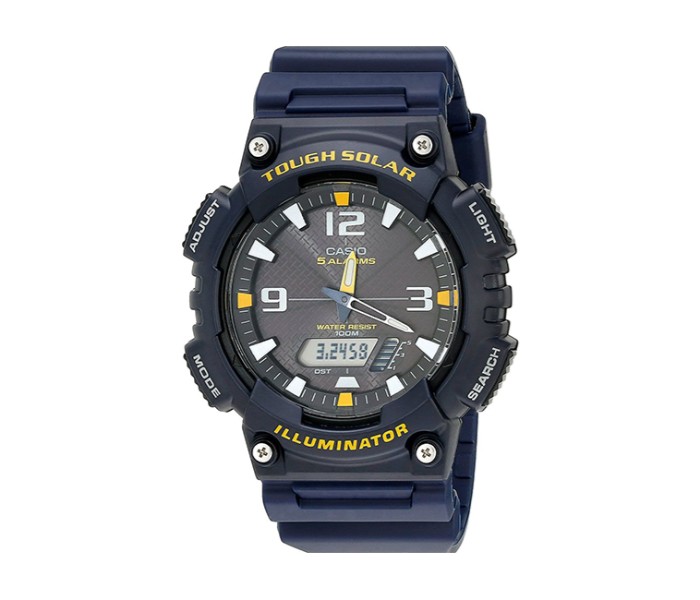 Casio AQ-S810W-2AVDF (CN) Mens Casual Analog and Digital Watch Blue - Zoom Image 5