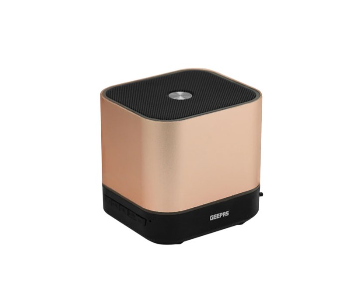 Geepas GMS8593 Rechargeable Bluetooth Speaker Gold and Black - Zoom Image