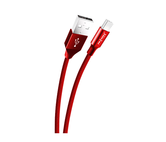 Nafumi A18 1Meter Type-C Data Cable - Red  - Zoom Image 2