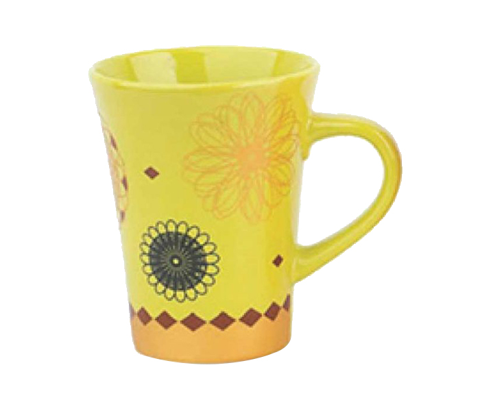 Royalford RF2963 326ML Ceramic Flower Design Coffee Mug - Zoom Image