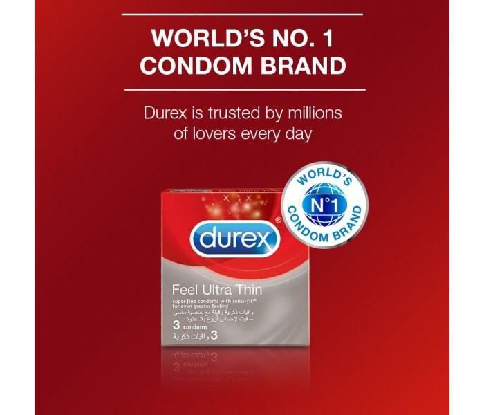 Durex Condoms 3 Pcs - Feel Ultra Thin - Zoom Image 1