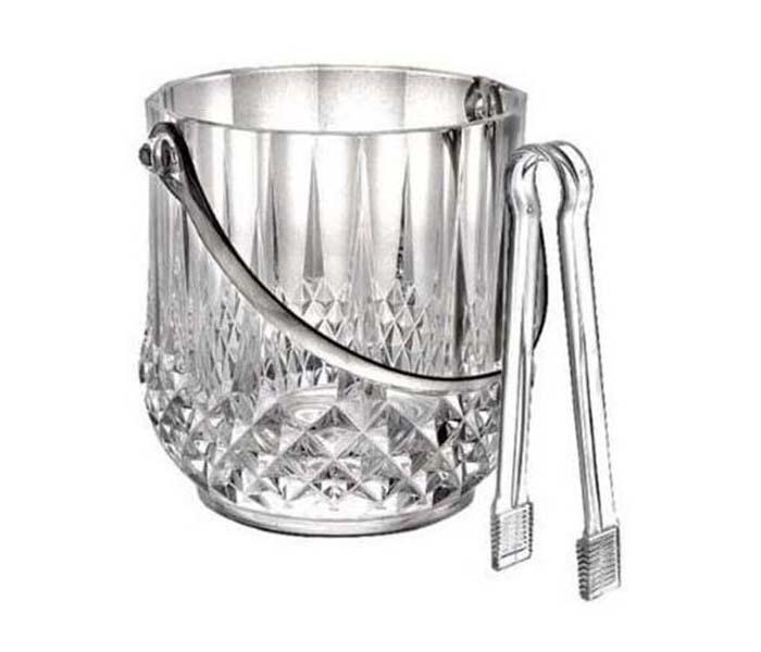 Royalford RF7378 1.2 Litre Transparent Ice Bucket and Tong - Zoom Image