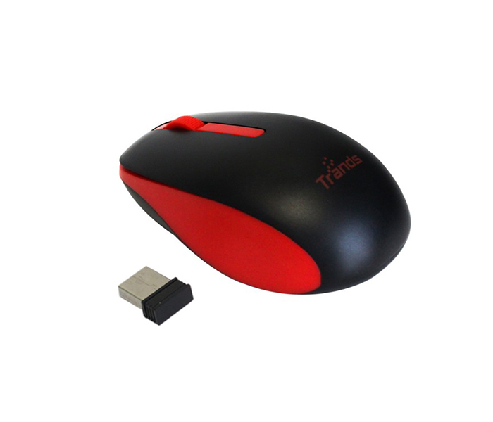 Trands TR-MR127 2-in-1 Retractable Wireless Mouse with Mouse Pad - Black - Zoom Image 4