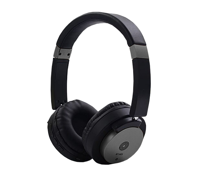 Platinum BT1603 Wireless Bluetooth Headphone Black - Zoom Image