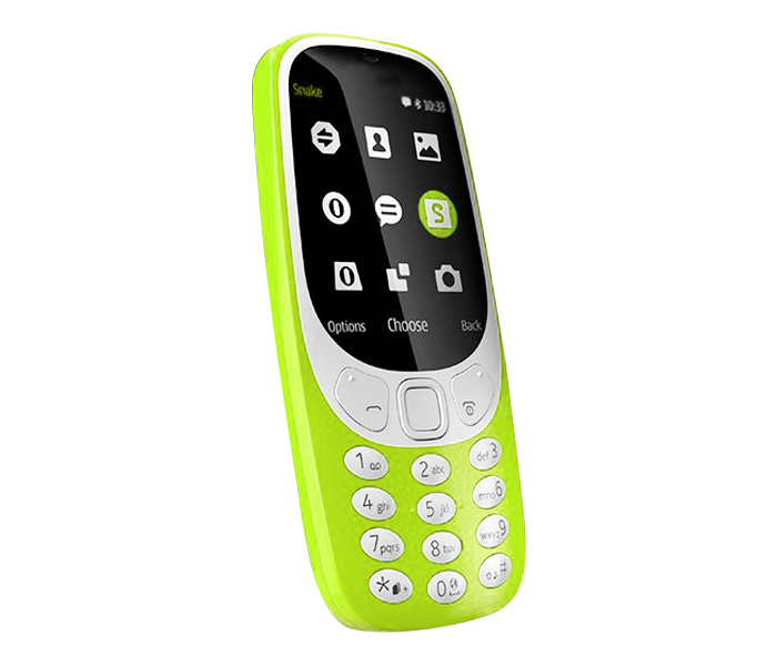 H-mobile 3310 1.7-inch Dual SIM 2G 0.3MP Camera Phone - Green - Zoom Image 1