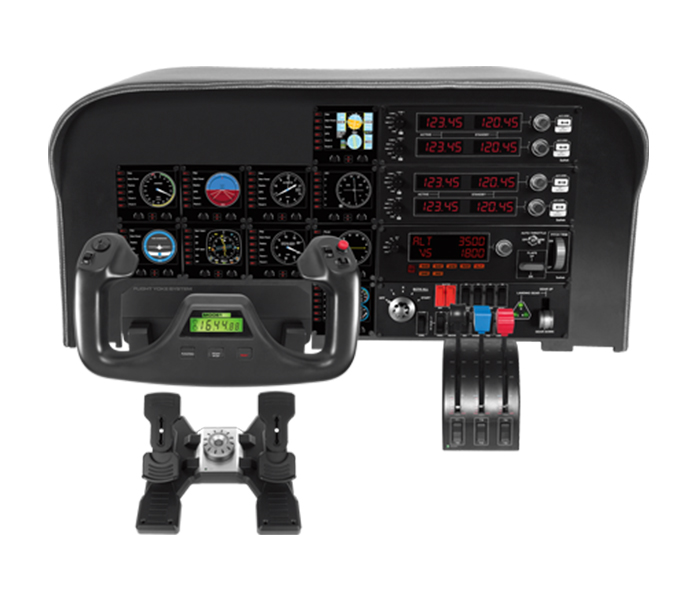 Logitech 945-000009 G Saitek Professional Simulation Autopilot Controller - Black - Zoom Image 4