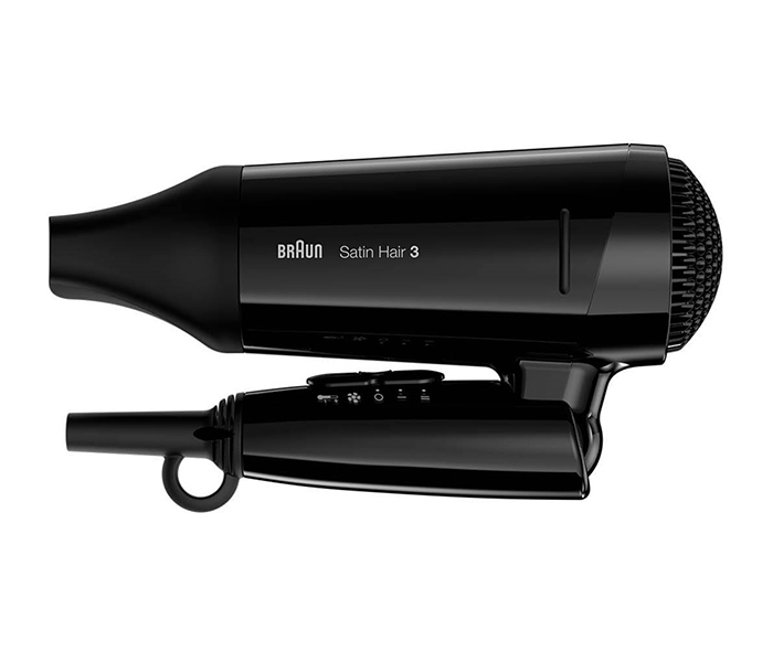 Braun HD-350 1600W Satin Hair 3 Style & Go Travel Hair Dryer, Black - Zoom Image 4