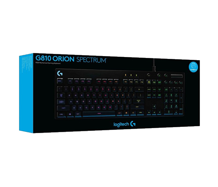 Logitech 920-008151 G810 Orion Spectrum RGB Wired Mechanical Gaming Keyboard - Black - Zoom Image 4