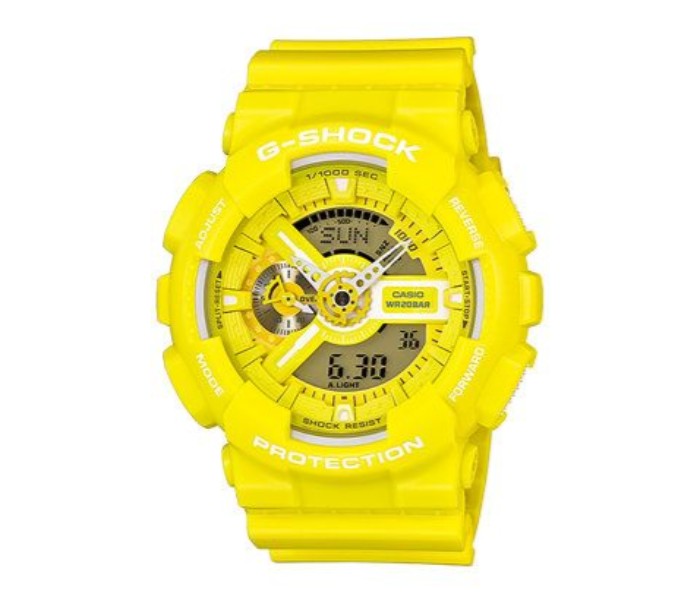 Casio G Shock GA-110BC-9ADR Mens Analog and Digital Watch Yellow - Zoom Image