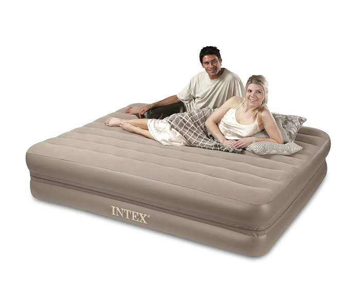 Intex ZX-66754 2-in-1 Inflatable Queen Size Airbed - Zoom Image 1