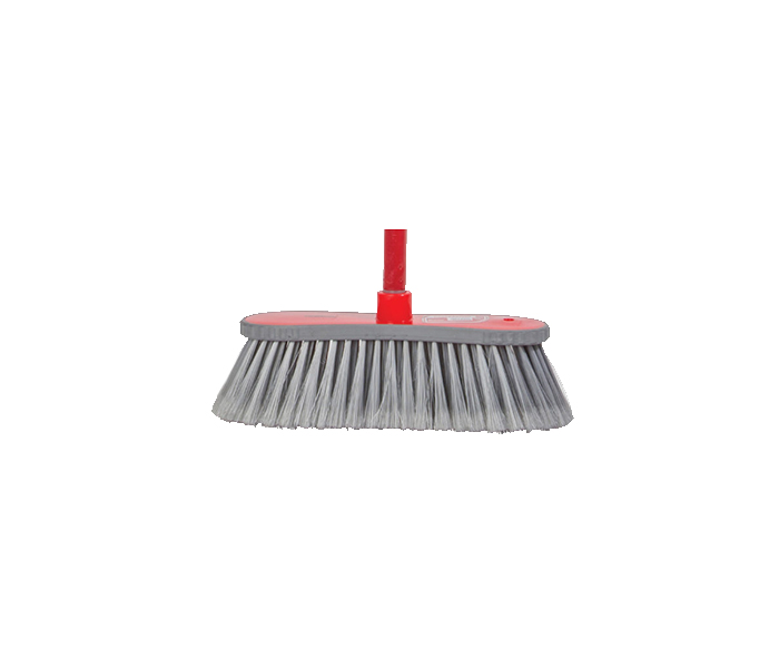 Britemax FB-411-OVEL Broom Head with Stick - Red & Grey - Zoom Image 2