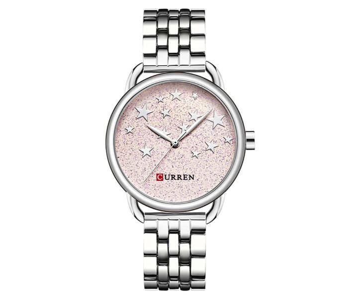 Curren 9013 Designed Quartz Watches For Women Silver - Zoom Image 2