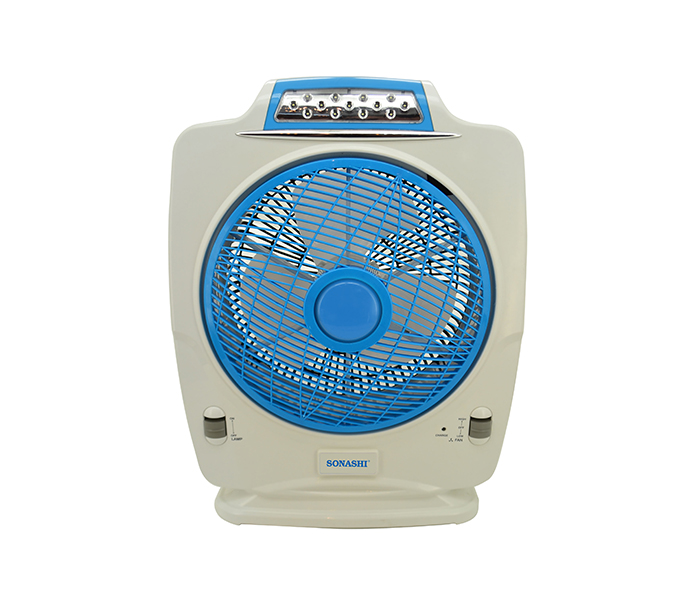 Sonashi SRF-512 12-inch Rechargeable Oscillating Fan with Super Briht Led - Zoom Image 4