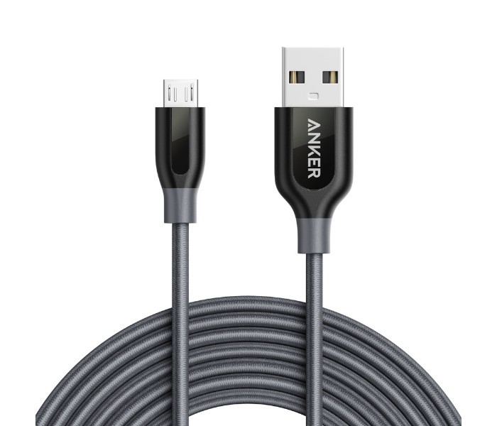 Anker A8144 Powerline Plus Micro USB Cable 10 ft Grey - Zoom Image 5