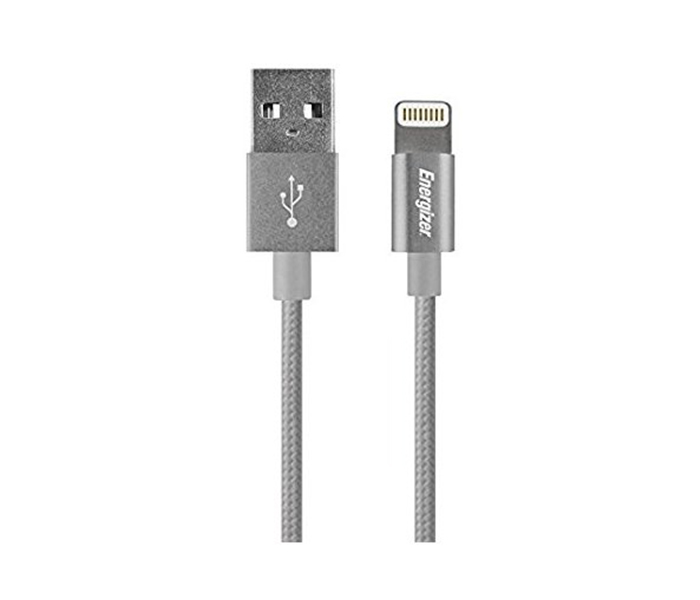 Energizer C13UBLIGGY4 1.2 Meter Hightech Metallic Lightning USB Cable - Grey - Zoom Image 3