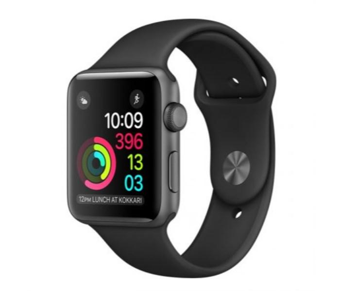 Apple Watch MPO32 Series 2 - 42mm Aluminum Case with Sport Band, Black - Zoom Image 1