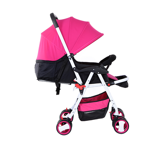 Baby Plus BP7737 Baby Stroller - Pink - Zoom Image 2