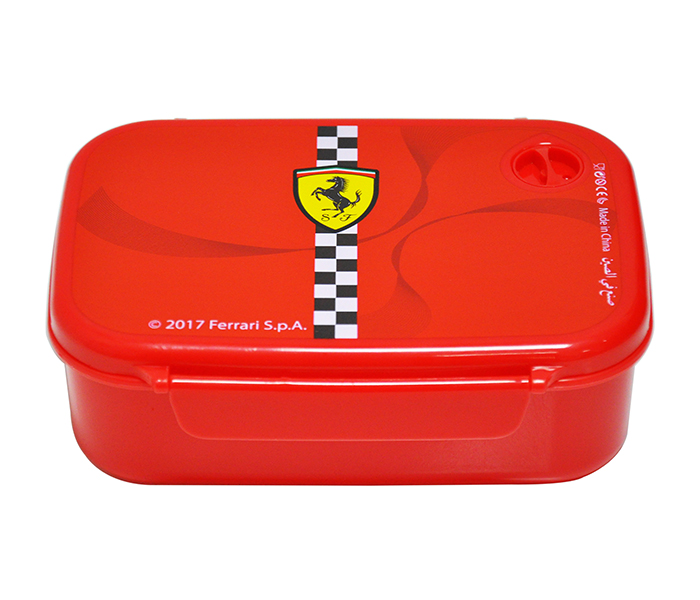 Ferrari S4-SLHS07175 Speed Wave Lunch Box with Air Hole on the Lid - Red - Zoom Image