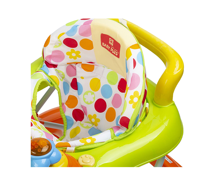 Baby Plus BP8292 Baby Walker - Orange & Green - Zoom Image 2