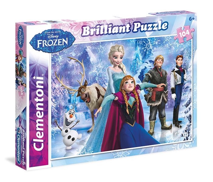 Clementoni 20127 Disney Frozen Brilliant Puzzle - 104 Pieces - Zoom Image 2