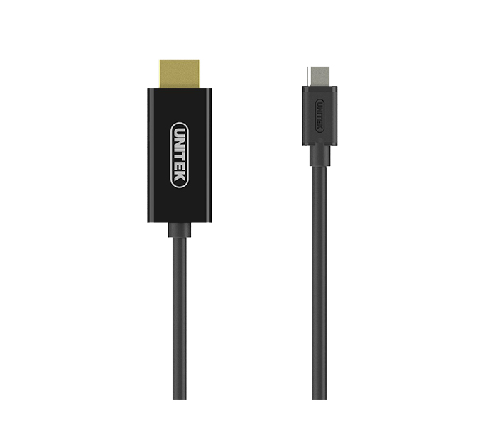 Unitek Y-HD09006 1.8M USB3.1 Type-C to HDMI Cable - Black - Zoom Image 2