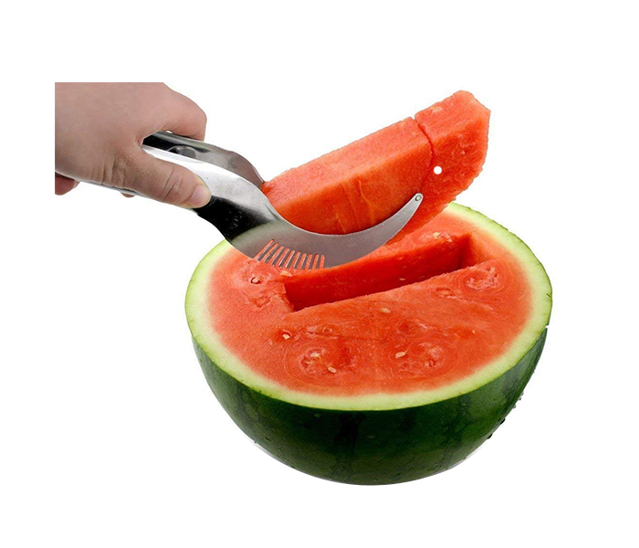 Taqdeer SFA009 Watermelon Cutter with knife - Silver - Zoom Image 1