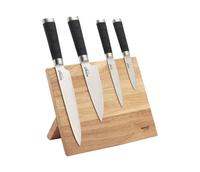 Lamart LT2026 4 Knives Set with Magnetic Board - Zoom Image