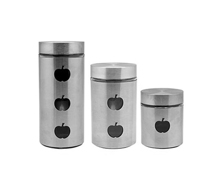 Royalford RF7280 Canister Set with Apple Hole - 3 Piece - Zoom Image