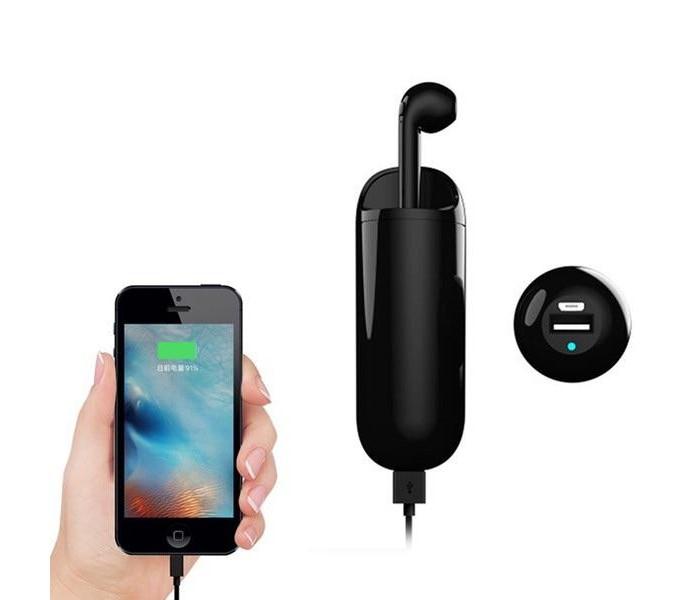 HBQ I9 Mini Bluetooth Wireless Earphone with 2 in 1 Charging Box and External Power Bank with Capacity of 3,300 mAh White - Zoom Image 9