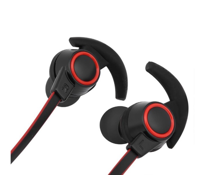 High Bass Wireless Sports Bluetooth Stereo Headset With Mic and Volume Control N19 Black - Zoom Image 1