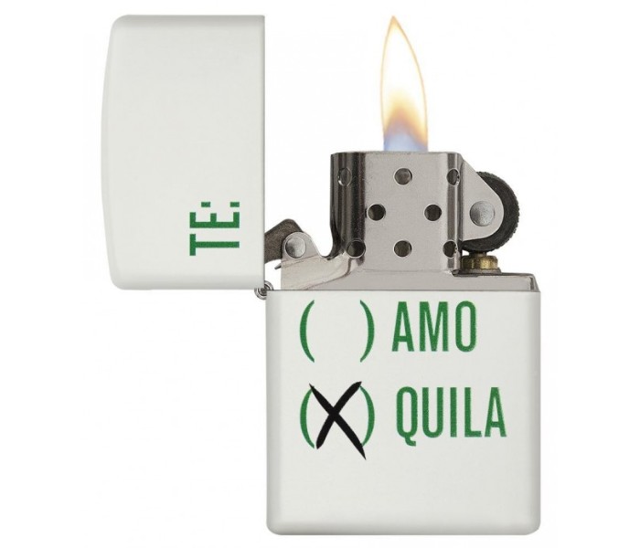 Zippo 29617 214 Tequila Design Lighter White - Zoom Image 3