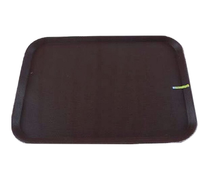 Royalford RF8019 52cm Magnesia Square Plastic Tray - Brown - Zoom Image