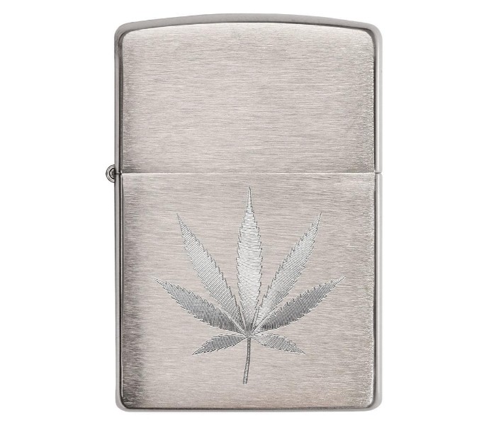 Zippo 29587 Leaf Engraved Lighter Silver - Zoom Image 4