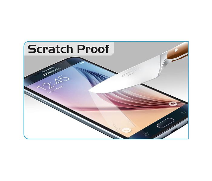 Promate UtterShield-S6 Tempered Glass Thin Screen Protector, Black - Zoom Image 2