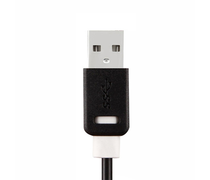 Trands TR-CA3181 4-in-1 With Lighting 30 Pin Micro USB Type C Data Cable - Black & White, 1.2 Meter - Zoom Image 1