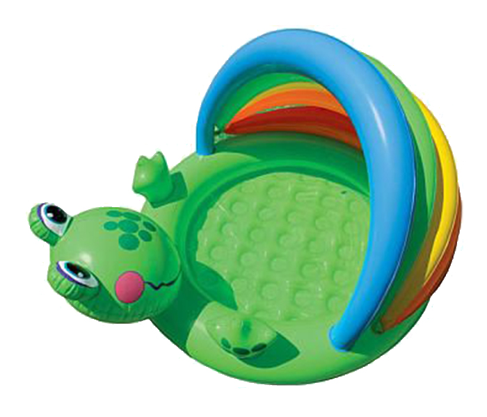 Intex ZX-57416 114 x 99 x 69CM Recreation Froggy Fun Baby Pool - Green - Zoom Image 2