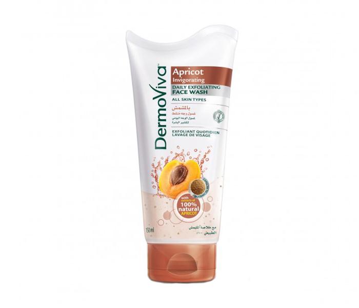 Dermoviva 150ML Apricot Invigorating Moisturiser Face Wash - Zoom Image