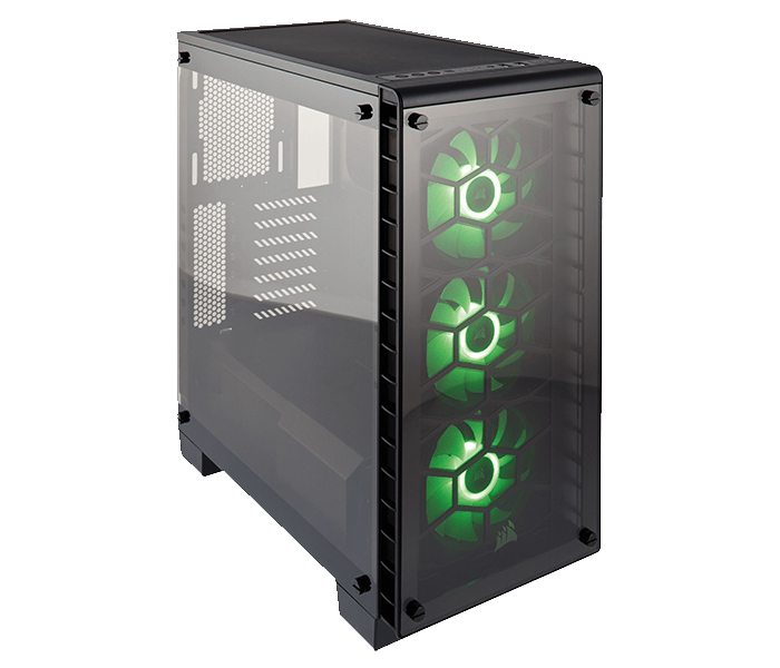 Corsair CC-9011101-WW Crystal Series 460X RGB Compact ATX Mid-Tower Case - Black - Zoom Image 3