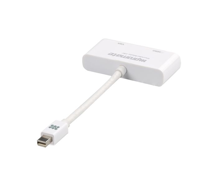 Promate Thudermate-Hv Promate Mini DisplayPort to HDMI VGA Adapter, White - Zoom Image 3