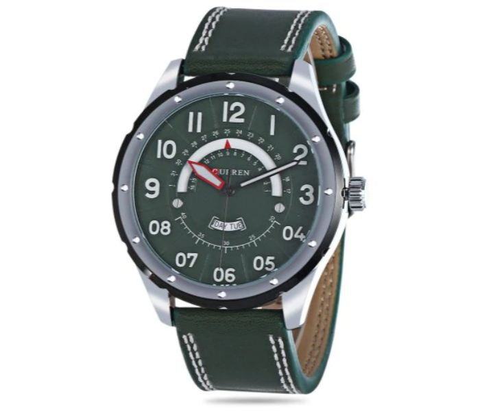 Curren 8267 Quartz Watch For Men Green - Zoom Image 1