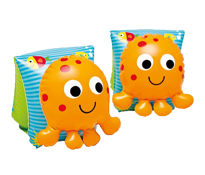 Intex ZX-56654 23 x 17CM Inflatable Lil Octopus Swimming Pool Arm Band - Zoom Image 2