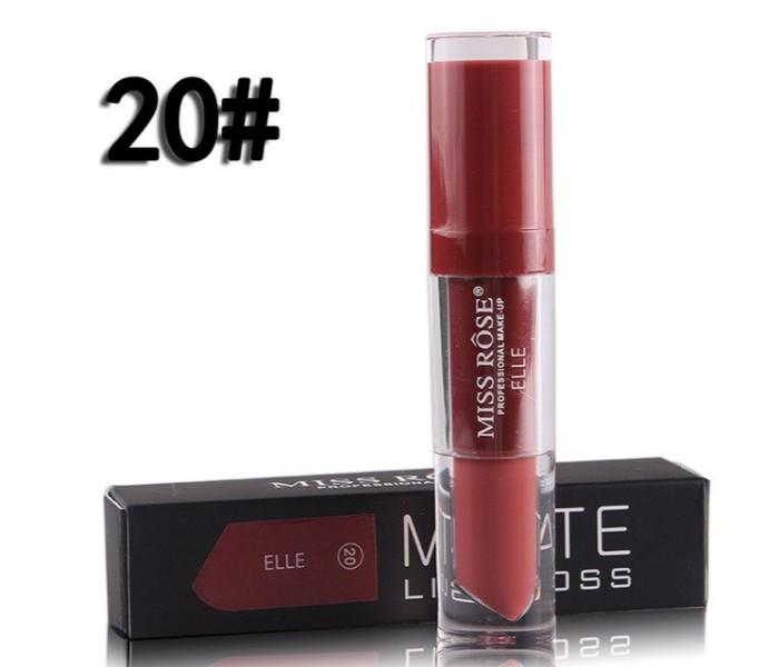 Miss Rose 7701-026M Longlasting Matte Lip Gloss 20 Elle - Zoom Image