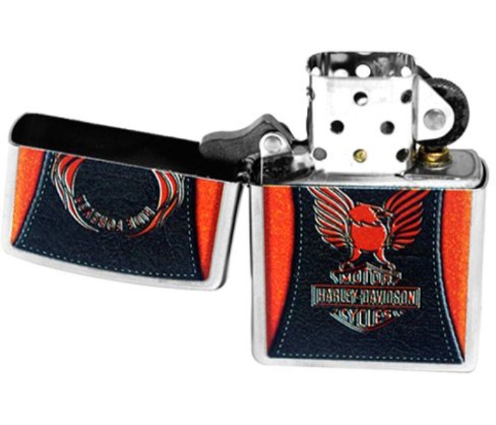 Zippo 28823 207 Harley Davidson Ride Forever Lighter Silver - Zoom Image 1