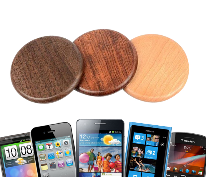 Qi Quick Wooden Wireless Cushion Charging Pad for All Qi Certified Devices - Zoom Image 1